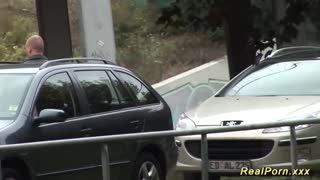 milf peituda pega para sexo ao ar livre 😈