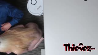 majhna 18+ 18+ blondinka najstnica 18+ 18+ izsiljena s strani poželenega policaja v pisarniškem srečanju