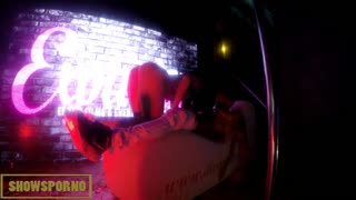 spanish pornstars erupt into public stage orgy frenzy with blondes brunettes and redheads