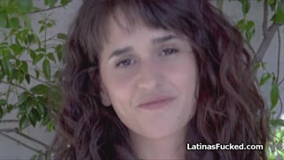 فیلم نشت شده از دوست دختر لاتین تند که در لباس زیر برای جلسه پی‌او‌وی خام پایین می‌آید