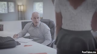 boss takes control pounding busty milf secretary right on office desk