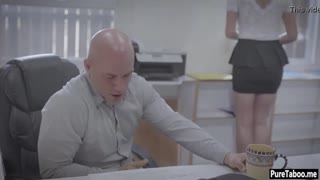 boss takes control pounding busty milf secretary right on office desk