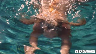 VIXEN Big Cock Dominates Brett Rossi With Deepthroat And Rimming