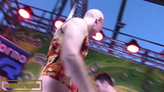 i crave italian pornstars threesome blowjob and public fuck on stage