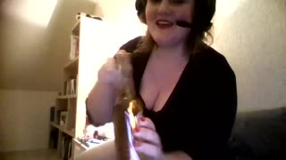 BBW Perancis Carapuce31 Slurp Bir di Live Cam