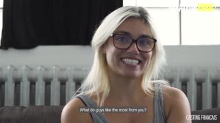 Oh yeah, Gaby tag stor pik dybt i første porn audition