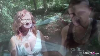 petite teen 18+ jeeny in real outdoor threesome in berlin tiergarten