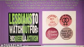 ADULT TIME - Kristen Scott špehuje lesbický pár na divokém večírku