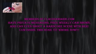 Claudia Marie, HuCow dengan susu kendur, dapat pembiakan campur kaum dengan puting besar dan bontot gemuk creampied