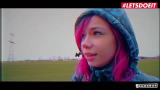 letsdoeit - rosyjska słodka nastolatka 18+ przeżywa ekstremalny hardcore publiczny seks z ogromnym czarnym facetem - kira roller