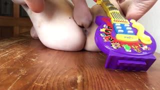 he shoved a little mermaid doll up my pussy then fisted me hard with a big barbie making me squirt before pounding my ass until he came on our faces