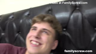 granny in stockings joins cougar threesome for shaved blowjob and saggy tits fun