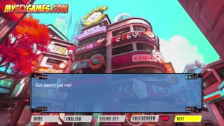 Overfuck cewek paling panas karo payudara gedhe ing game porno