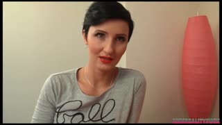 Wanna see a quick bedroom romp with a soaked babe?