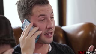 big cock boyfriend takes on busty milf brett rossi while girlfriend watches?