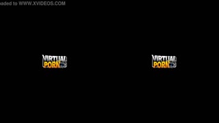 caitlin belle explores virtual reality with a busty latin milf riding your throbbing cock in pov vr