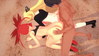 Pokemon beach escapade teases fun with Flannery and Cynthia