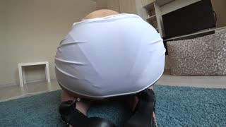 Video lesbian dewasa: POV homemade fun ing omah