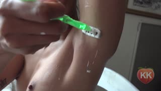 Foda intensa na axila com gata asiática tatuada fetiche