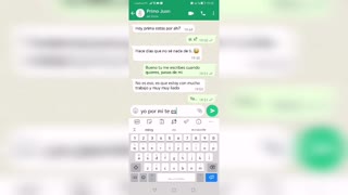Hej, Juan me je kontaktiral na WhatsApp za vročo sejo in poslal divji video