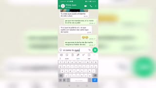 Hej, Juan skrev lige til mig på WhatsApp for en varm session og sendte en vild video