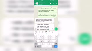 Hey, Juan just hit me up on WhatsApp for a hot session and sent a wild video