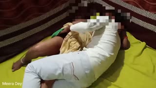 Friend rubs Meera's big ass before husband arrives