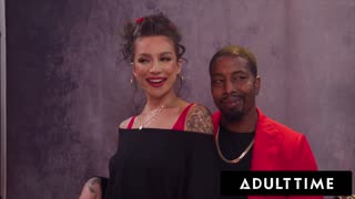 Świadkuj Epickiej Bożonarodzeniowej Orgi z Lauren Phillips, Kira Noir, Kenna James i April Olsen