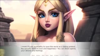 Man, Santa’s Wife is Wild Cheating on the Beach in This Hentai Game! Link’s Action with a Zoran Girl is Just Crazy!