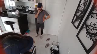 taking the restaurant delivery guy's cock right into my wet pussy