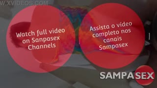 Латина MILF с большой задницей в туфлях жестко ебется в анале и киске, два камшота