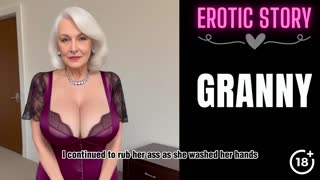 [Mummo-Tarina] Yksinäinen Kypsä Nainen Jakaa Tunteellisen Matkansa Osa 1