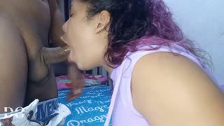 Kawan Buat Kerja Rumah Tapi Saya Kongkek Slide Masuk Dia Pam Kering!