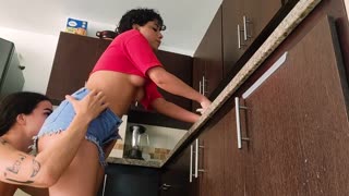 Cutting Vegetables Amid Intense Emotions of Pussy Fucking (Preview)