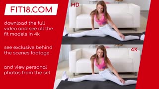 fit18 - POV-fitness pienen 18+ hoikan opiskelijan Venus Vixen kanssa salilla