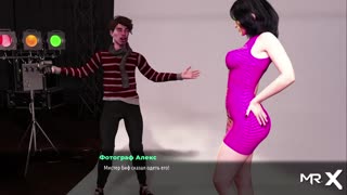 Ve FashionBusiness vizuálním románu vyplazuje jazyk při focení, epizoda 1, č. 62