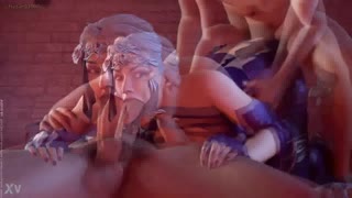 Hindi ako makuntento sa wild threesome ni Sindel