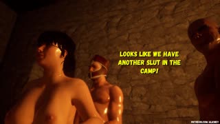 Animovaný příběh: Janeina skrytá touha v gangbangu v říši divů.