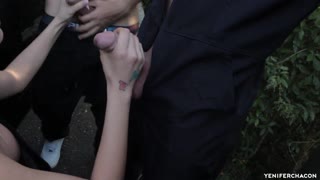 Latina Babe Gets Tag-Teamed By Mechanic And Her Man