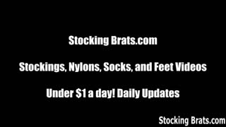 Zvídavé trio začátečnických lesbiček v lákavých černých rybárnách