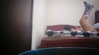 Big Ass Latina Waits for Threesome but Fucks Meanwhile in Homemade Video