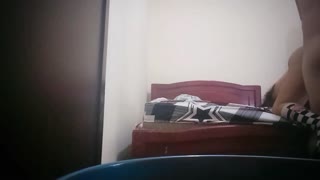 Big Ass Latina Waits for Threesome but Fucks Meanwhile in Homemade Video