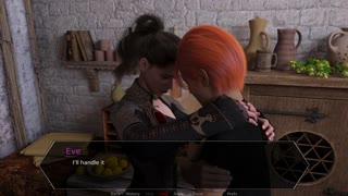 Rothaarige engagiert sich in detailliertem lesbischen Fingern und Muschilecken in Divine Ascension