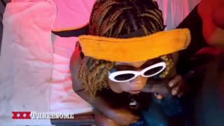 Wow, my hijab roommate handles a big cock in this threesome like a pro!