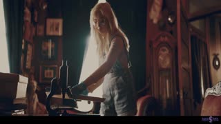 lexi lore and melody marks lock lips and scissor wildly with nipple piercings and pussy eating