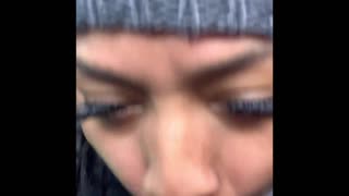 Snowboardistka dodává šílený deep throat akci