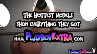 Petite 18+ blonde Kiara Cole, hihubarin mo ba ang slutty stewardess uniform para sa akin?