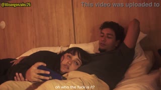 i was watching netflix with my friend but i couldn't help but put my penis in her mouth, they almost discovered us!!