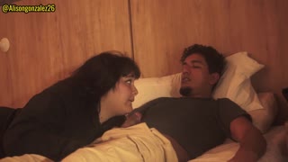 i was watching netflix with my friend but i couldn't help but put my penis in her mouth, they almost discovered us!!