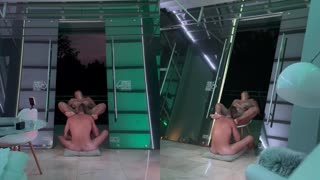 Orální kontrast amatérského páru: olizování kundičky a hluboká felace